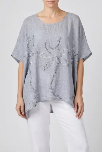 [5738UNIJP] Blusa Palmera